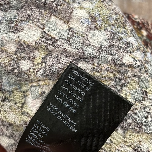 Free People Brown Snake Print Saturday Sun Mini Skirt size 6 - Picture 11 of 11